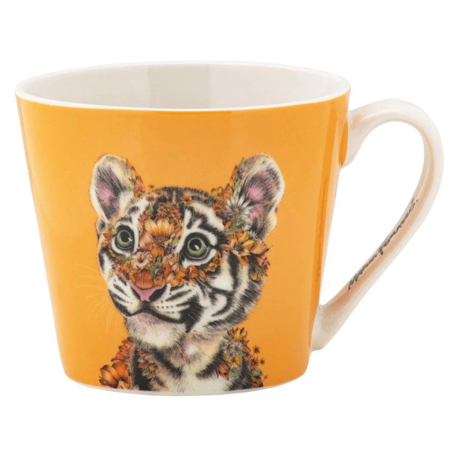 Кружка Maxwell & Williams Живая планета Тигренок 370 мл, фарфор твердый, п/к