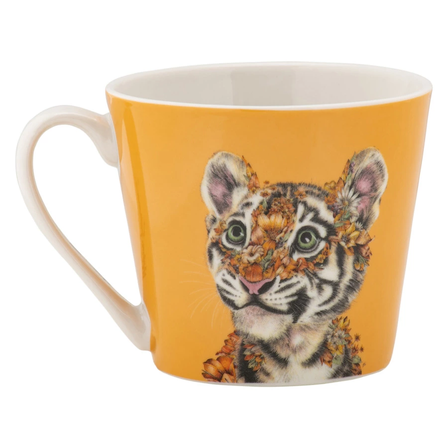 Кружка Maxwell & Williams Живая планета Тигренок 370 мл, фарфор твердый, п/к