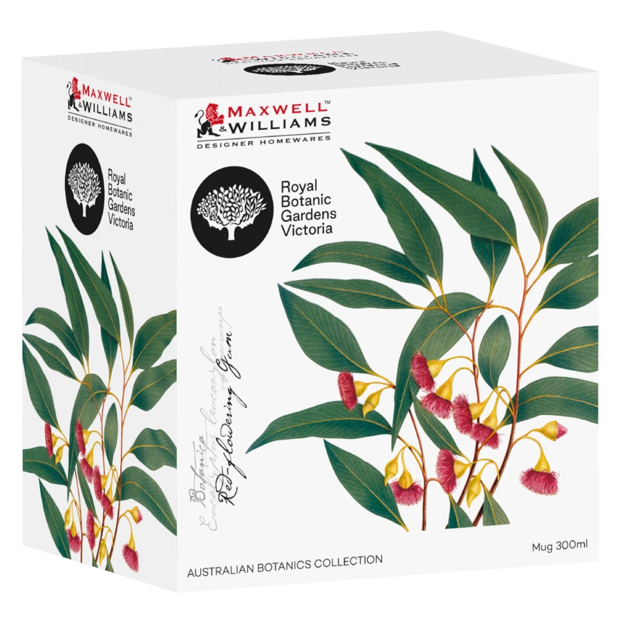 Кружка Maxwell & Williams Эвкалипт 300 мл, фарфор костяной, п/к