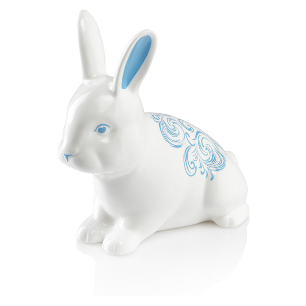 Статуэтка My Ceramic Story Кролик Azzuro 17 см, фарфор твердый