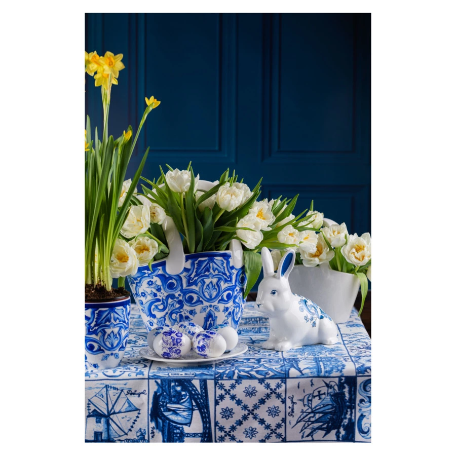 Статуэтка My Ceramic Story Кролик Адзурро 17 см, фарфор твердый