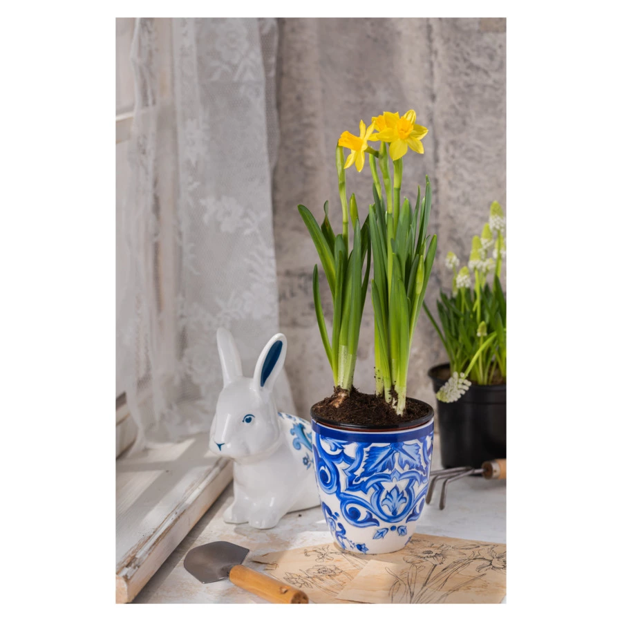 Статуэтка My Ceramic Story Кролик Адзурро 17 см, фарфор твердый