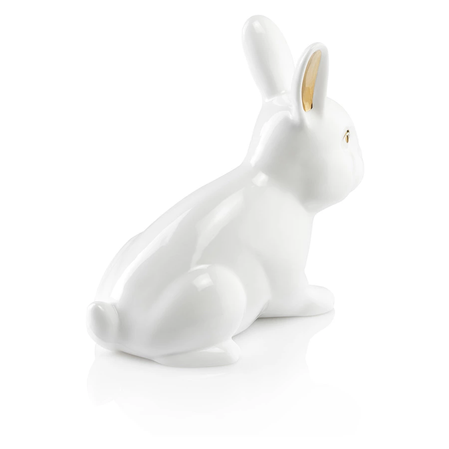 Статуэтка My Ceramic Story Кролик classic 17 см, фарфор твердый