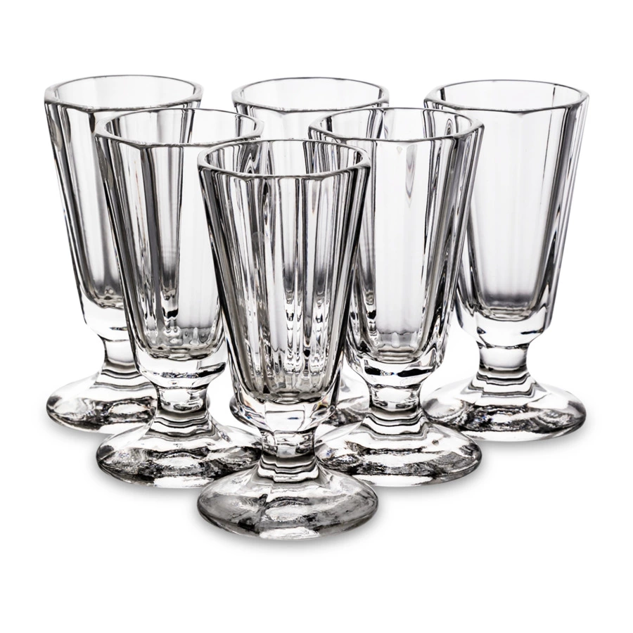 Набор рюмок-лафитников Неман 40 мл, 6 шт, хрусталь