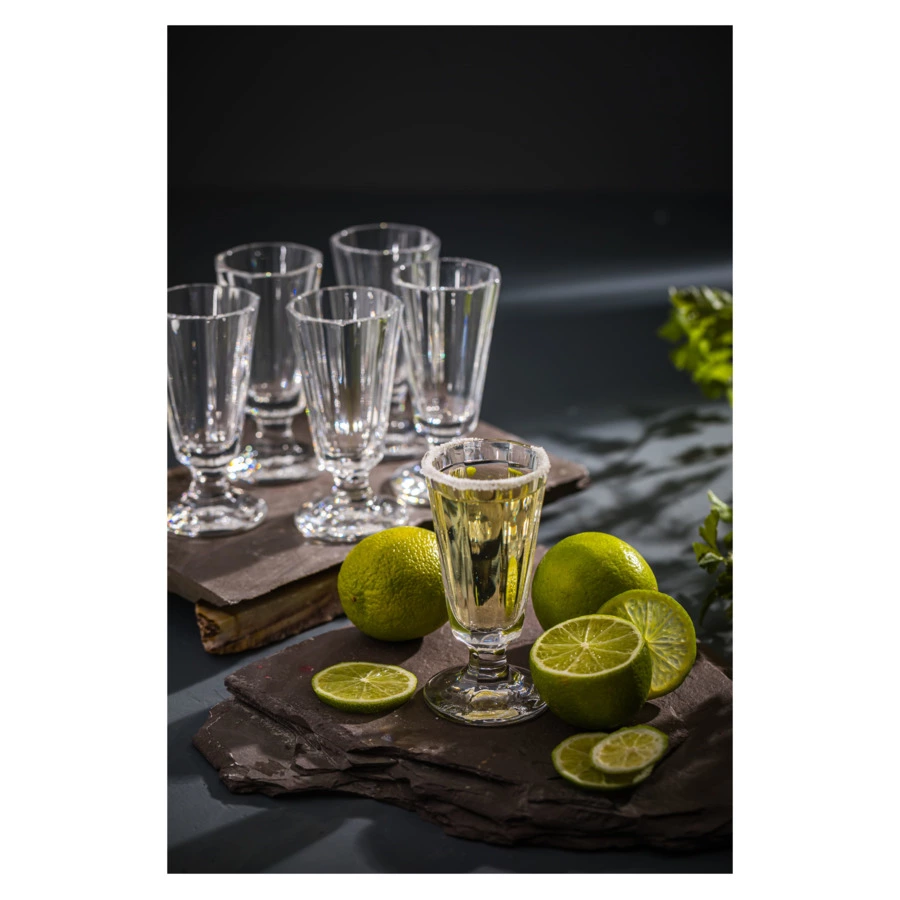 Набор рюмок-лафитников Неман 40 мл, 6 шт, хрусталь