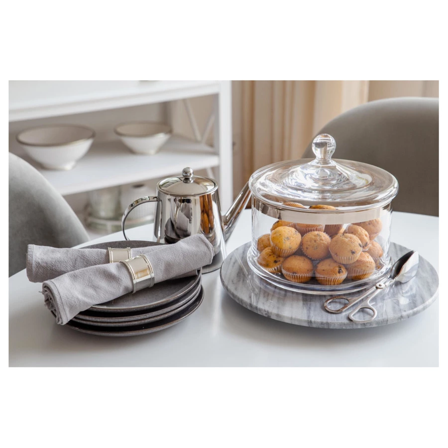 Набор колец для салфеток Edzard Мадрид d4хh2 см, круглые, 6 шт, посеребрение