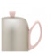 Чайник заварочный Degrenne Salam 900 мл на 6 чашек с крышкой цинкового цвета , фарфор, розовый