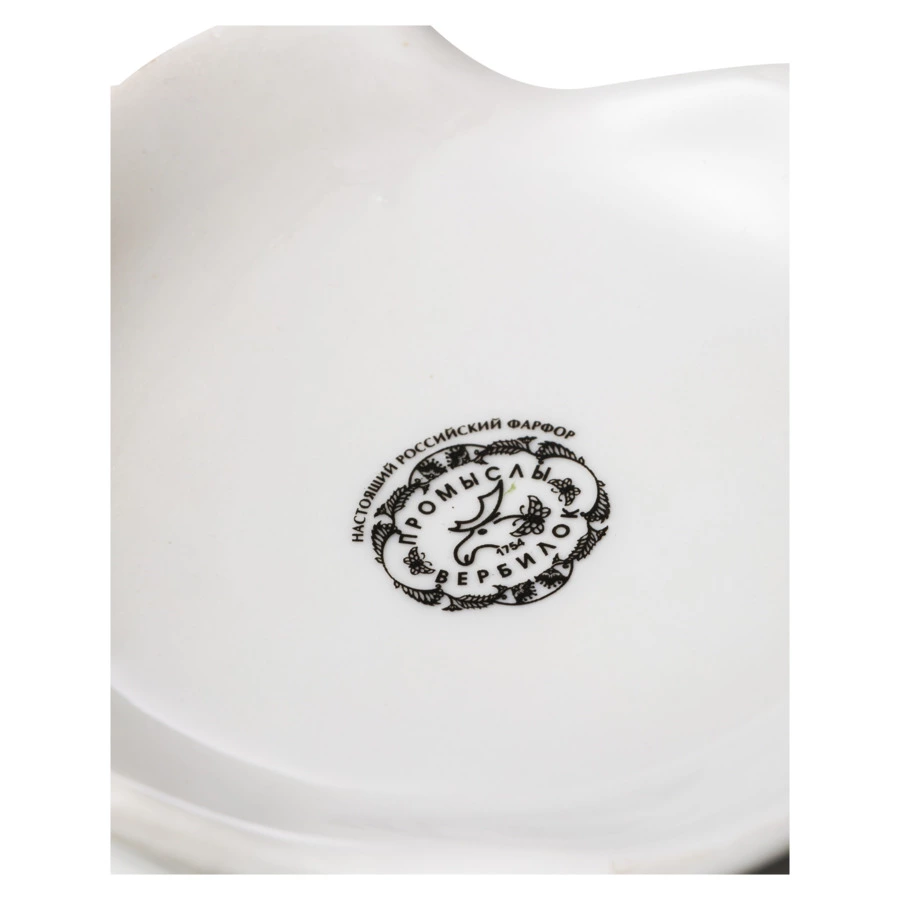 Сервиз чайный Промыслы Вербилок Кузнецовский Бутоны раскидные на 6 персон 15 предметов, фарфор