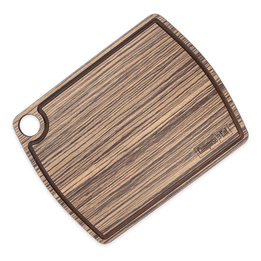 Доска разделочная ComposeEat Fashion 29х22 см, композит, зебрано натуральный