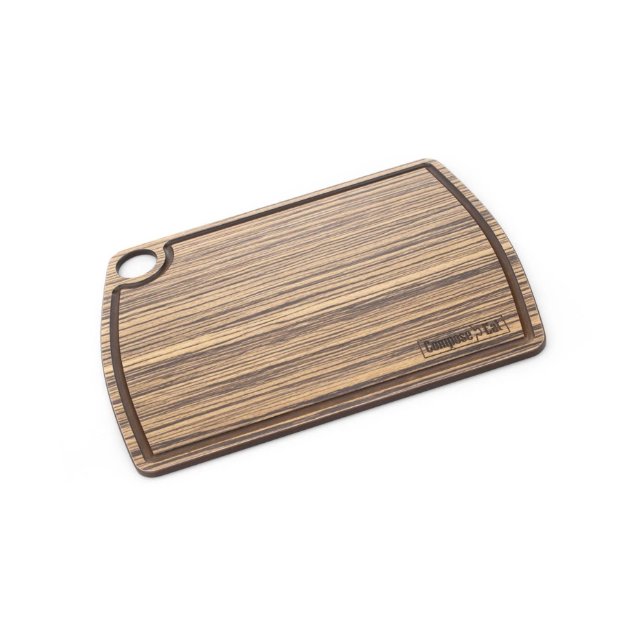 Доска разделочная ComposeEat Fashion 29х22 см, композит, зебрано натуральный