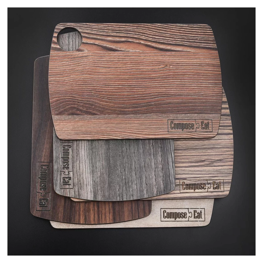 Доска разделочная ComposeEat Fashion 36х28 см, композит, орех