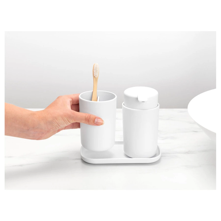 Набор для ванной комнаты Brabantia 3 предмета, пластик-sale