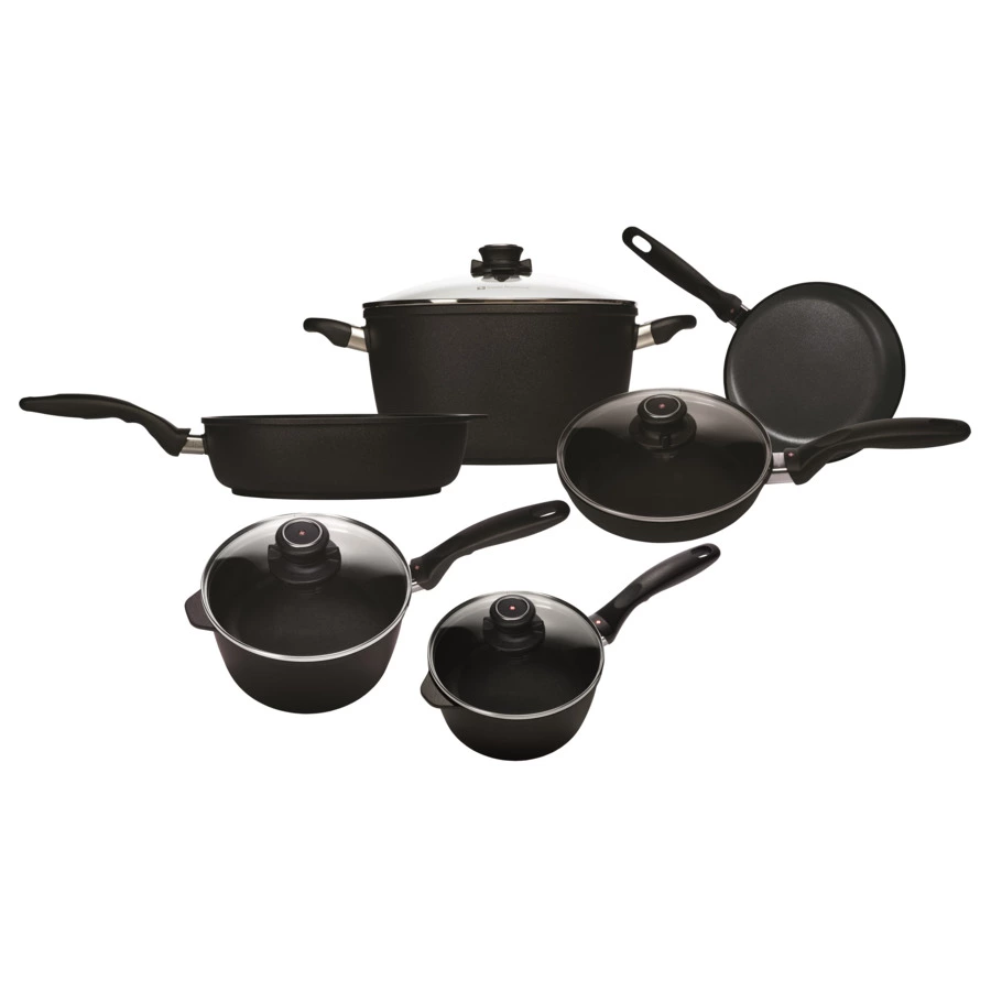 Набор посуды для приготовления с алмазным покрытием Swiss Diamond XD CLASSIC+ 10 предметов, алюминий