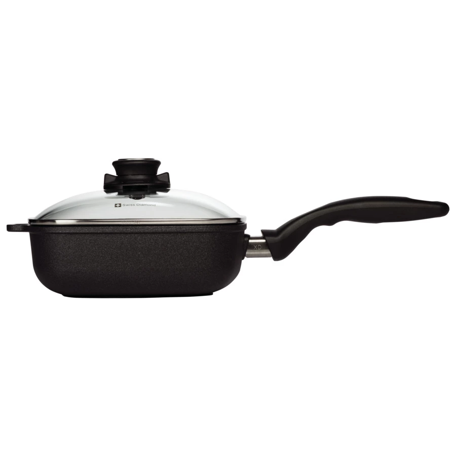 Сотейник с крышкой Swiss Diamond XD CLASSIC+ INDUCTION квадратный 20х20см, 2л