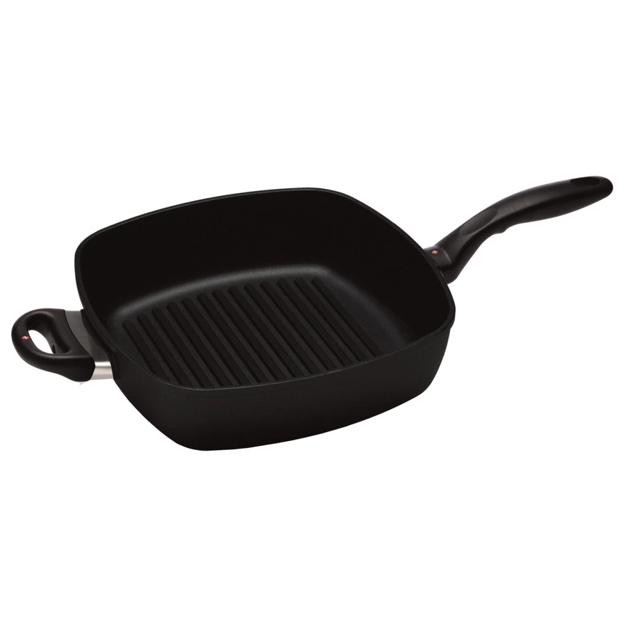 Сковорода гриль Swiss Diamond XD CLASSIC+ INDUCTION квадратная 28х28см, 5л глуб