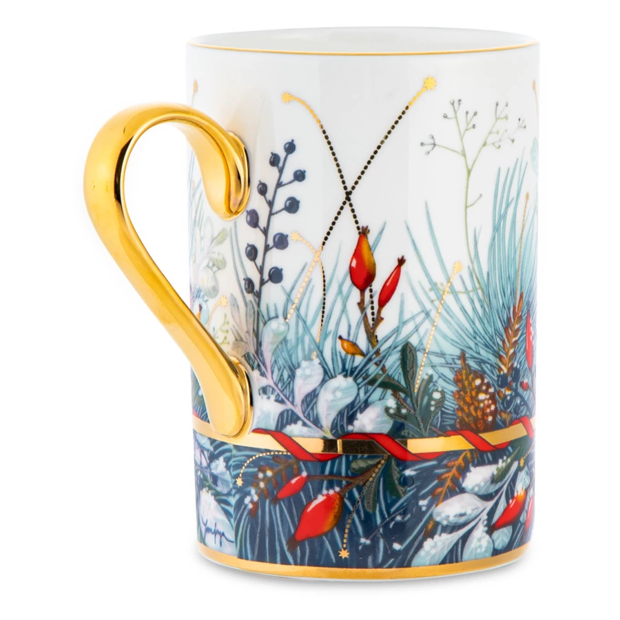 Бокал для чая ИФЗ Идиллия Календа КН1 400 мл, фарфор