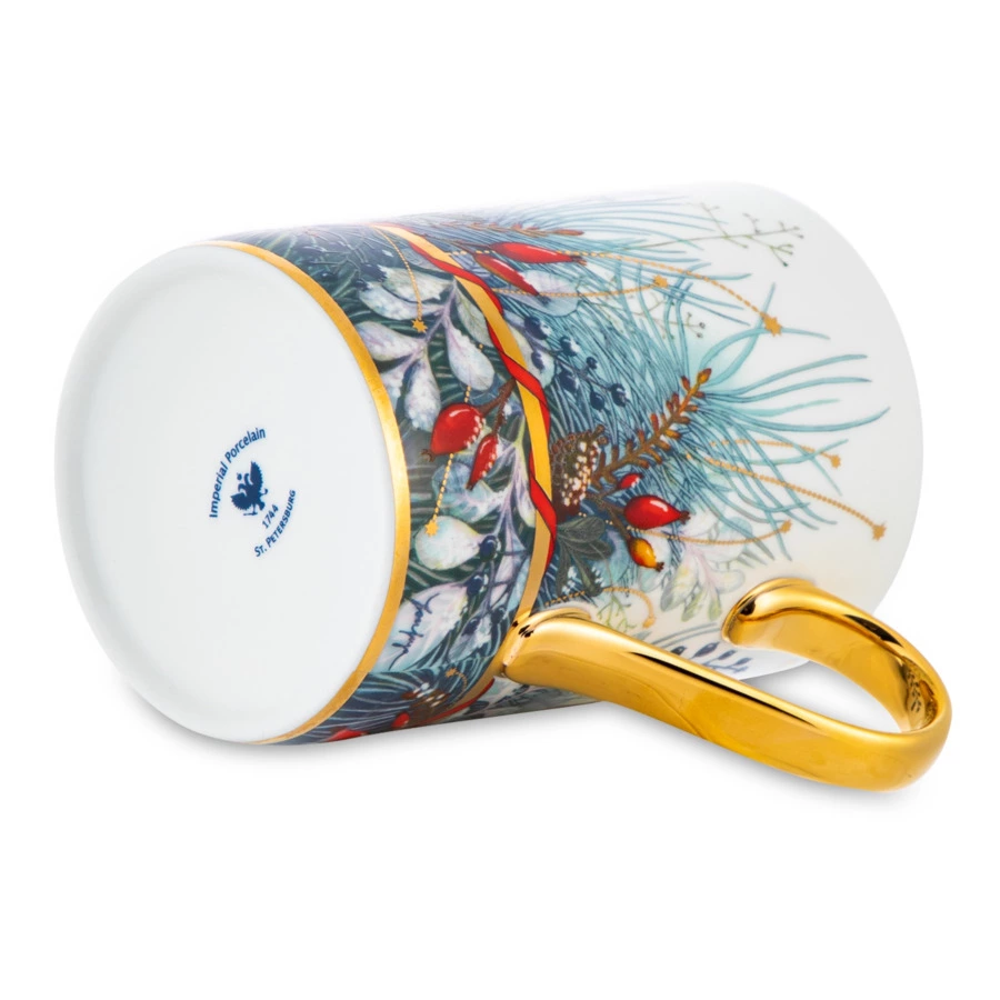 Бокал для чая ИФЗ Идиллия Календа КН1 400 мл, фарфор