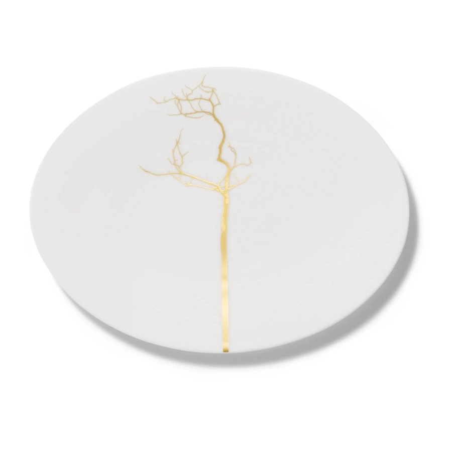 Сервиз столовый Dibbern Золотой лес на 6 персон 21 предмет, фарфор костяной