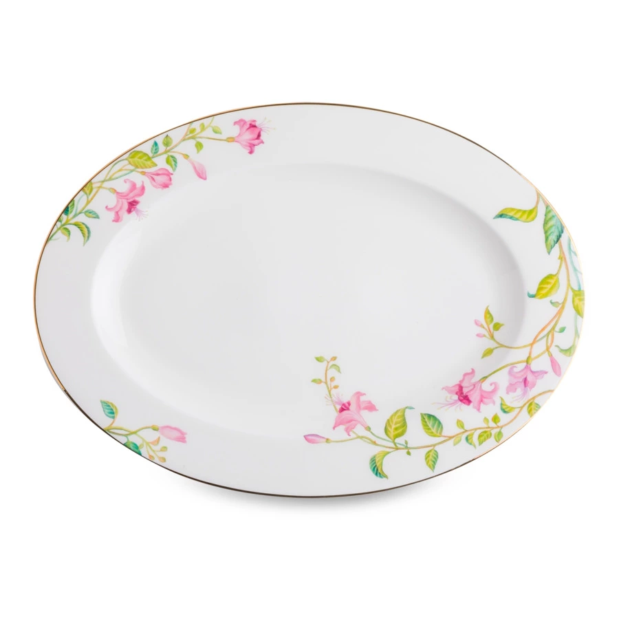 Сервиз столовый ИФЗ Премиум Сад мечты на 6 персон 24 предмета, фарфор костяной