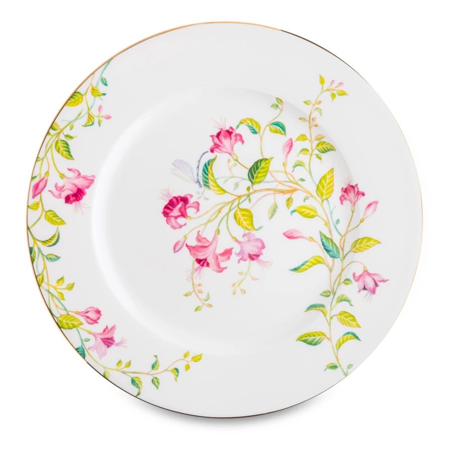 Сервиз столовый ИФЗ Премиум Сад мечты на 6 персон 24 предмета, фарфор костяной