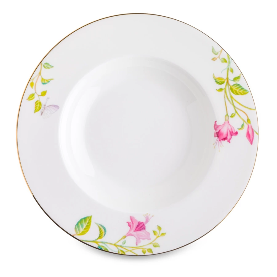 Сервиз столовый ИФЗ Премиум Сад мечты на 6 персон 24 предмета, фарфор костяной