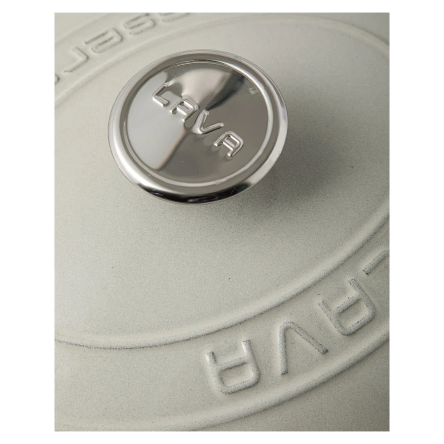 Утятница LAVA Premium 29 см, 4,7 л, чугун, кремовая