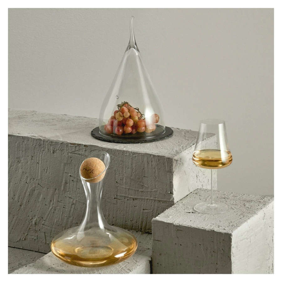Декантер для вина с пробкой Nude Glass Oxygen 1,75 л, стекло хрустальное