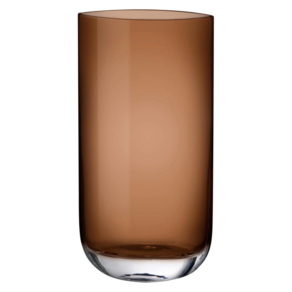 Ваза Nude Glass Лезвие 40 см, хрусталь, карамельная