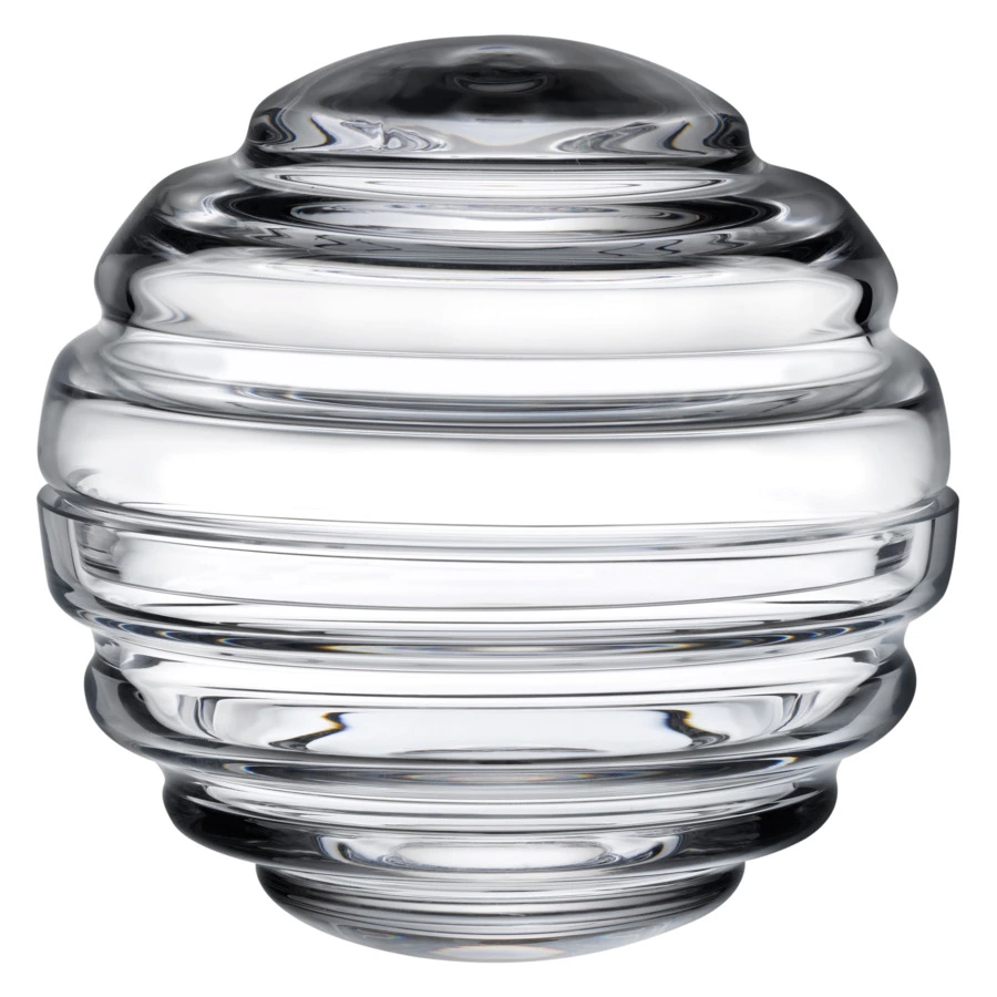 Конфетница с крышкой Nude Glass Гнездо 15х15 см, 600 мл, стекло хрустальное