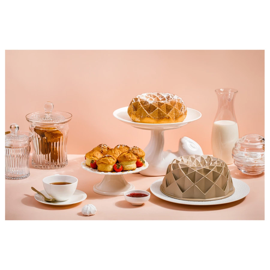 Конфетница с крышкой Nude Glass Гнездо 15х15 см, 600 мл, стекло хрустальное