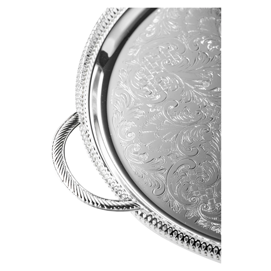 Набор для чая Queen Anne: поднос, сахарница, ложка, 6 стаканов с подстаканниками, сталь, стекло