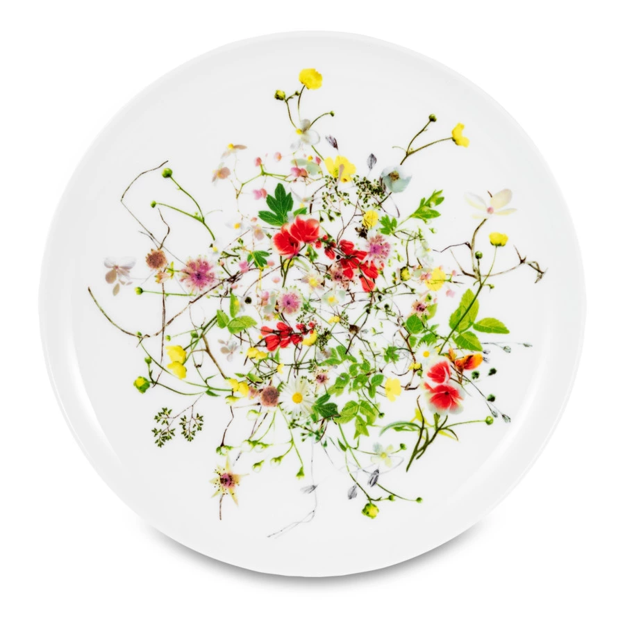 Сервиз чайный Rosenthal Дикие цветы на 6 персон 21 предмет №3, фарфор костяной