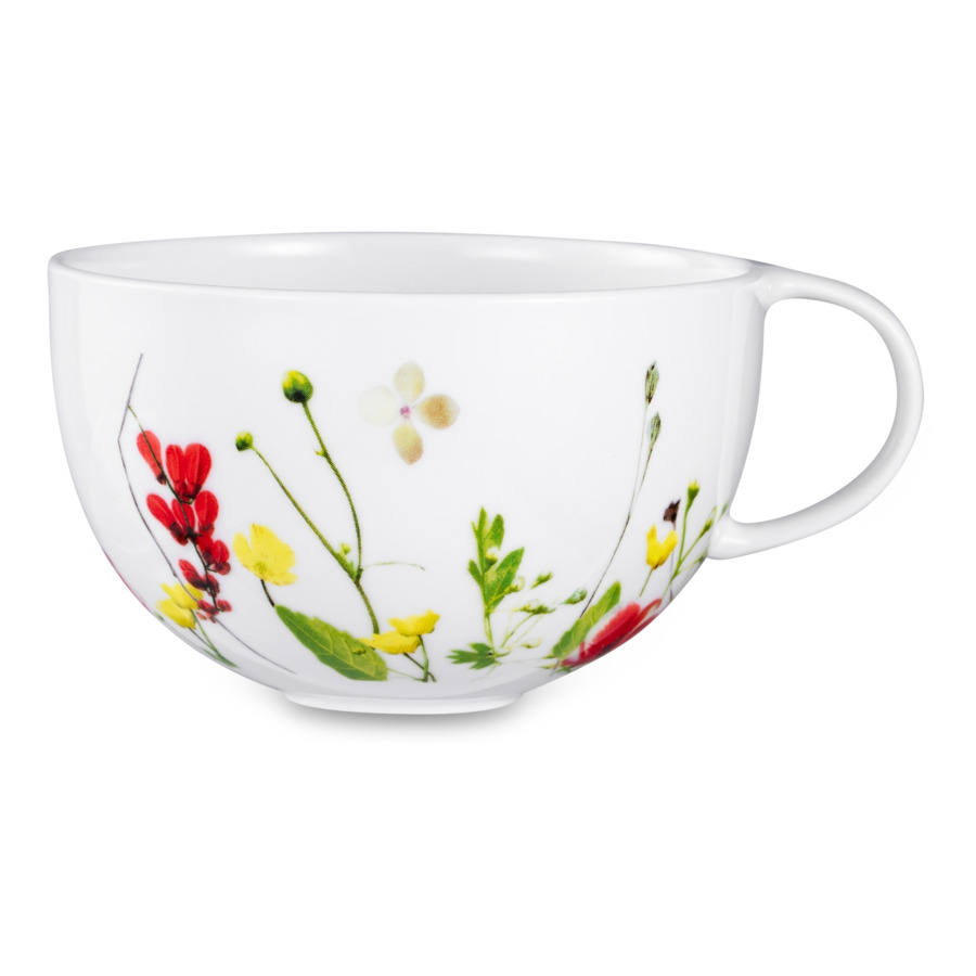 Сервиз чайный Rosenthal Дикие цветы на 6 персон 21 предмет №3, фарфор костяной