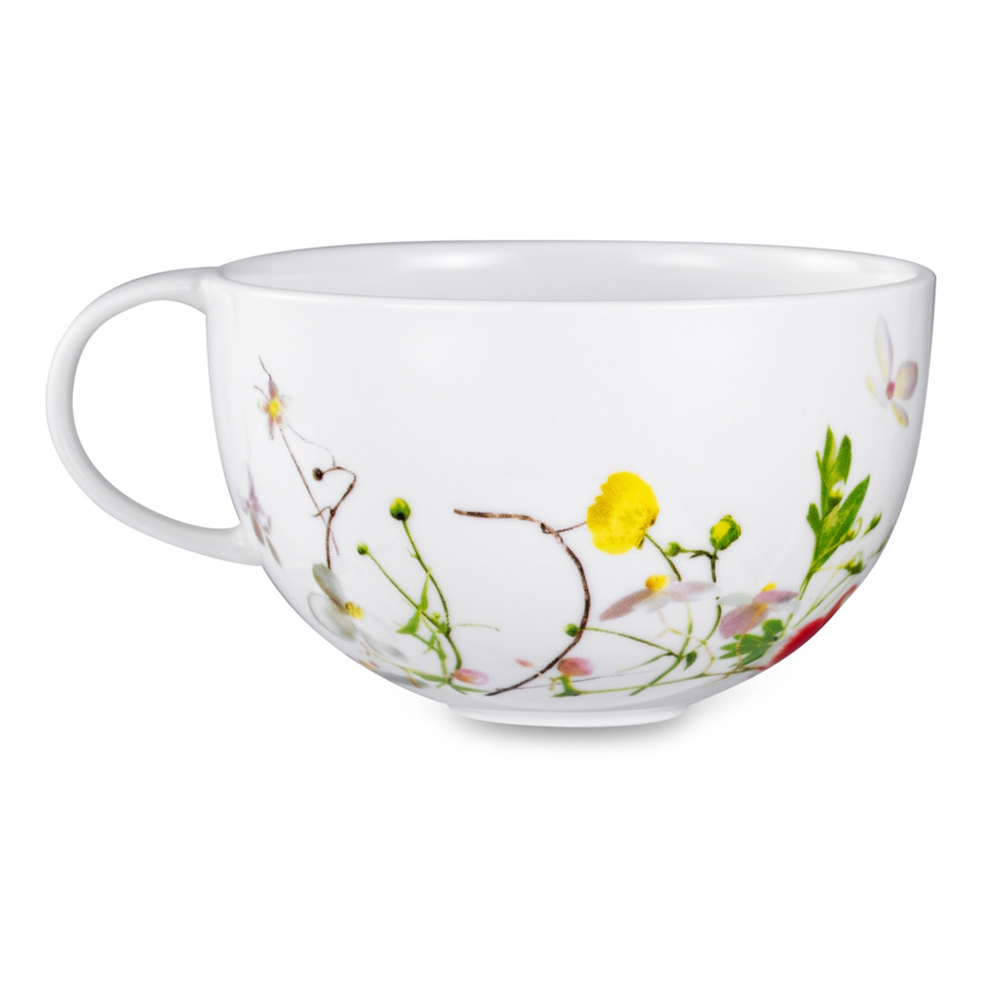 Сервиз чайный Rosenthal Дикие цветы на 6 персон 21 предмет №3, фарфор костяной