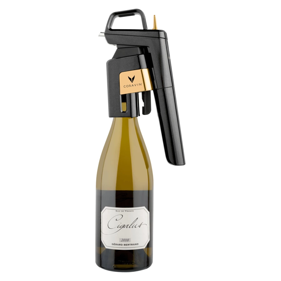 Система подачи вина по бокалам Coravin model six plus antracite, 10х13х28 см