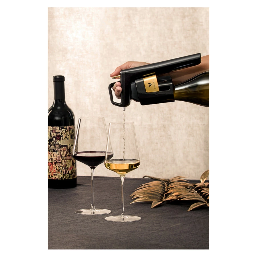 Система подачи вина по бокалам Coravin model six plus antracite, 10х13х28 см