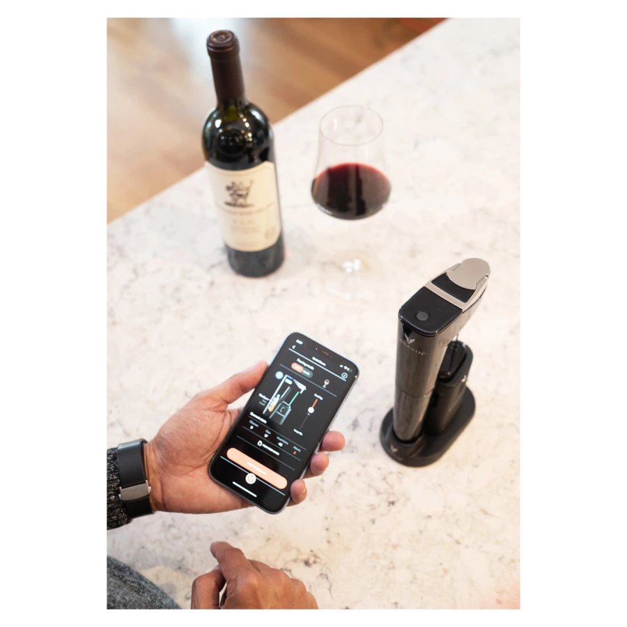 Система подачи вина по бокалам Coravin model eleven black, 11х11х31 см