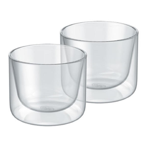 Набор стаканов из двойного стекла Alfi 200 мл, 2 шт, боросиликатное стекло, п/к (481178)