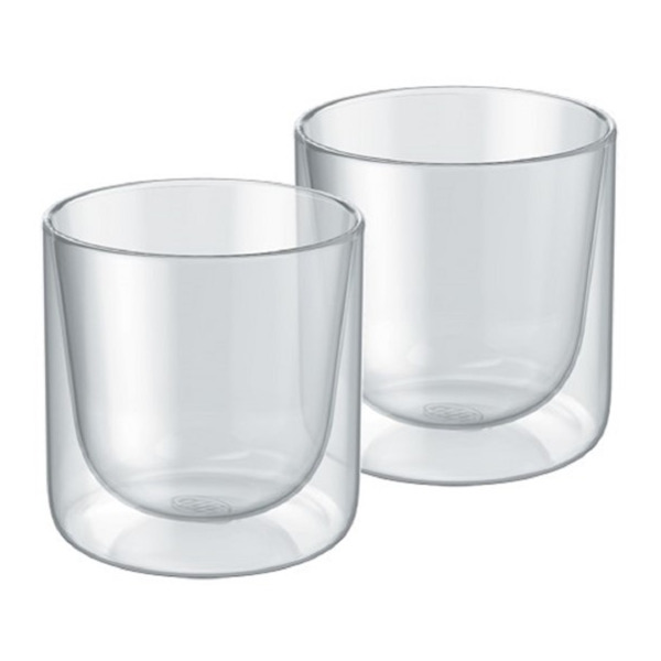 Набор стаканов из двойного стекла Alfi 200 мл, 2 шт, боросиликатное стекло, п/к (485657)