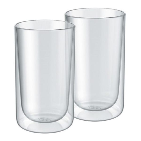 Набор стаканов из двойного стекла Alfi 400 мл, 2 шт, боросиликатное стекло, п/к (485671)