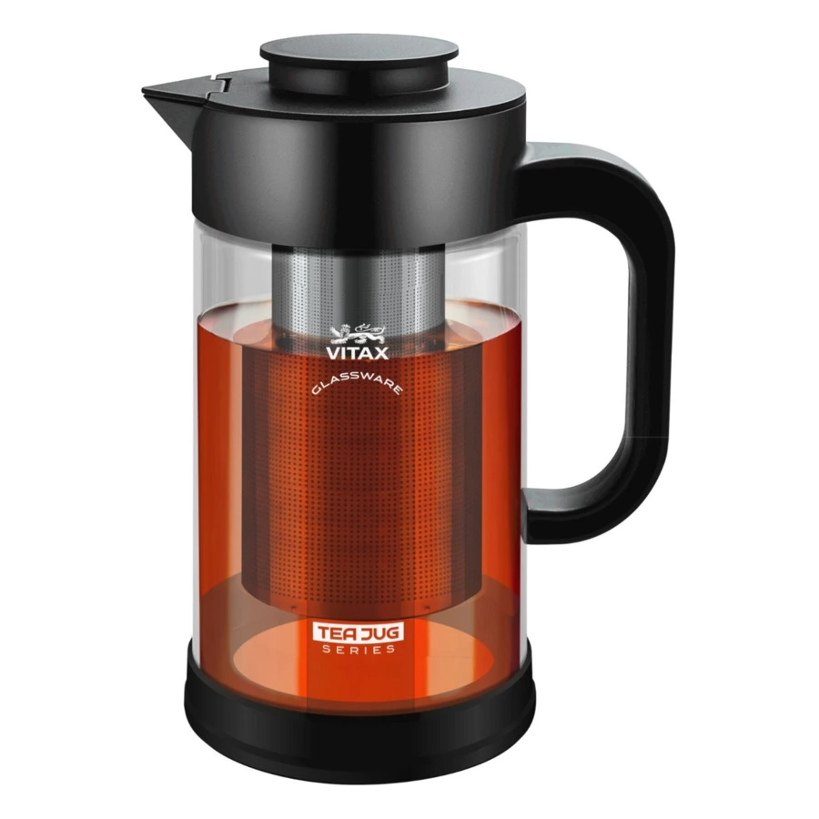 Чайник заварочный Vitax Teajug 900 мл, боросиликатное стекло