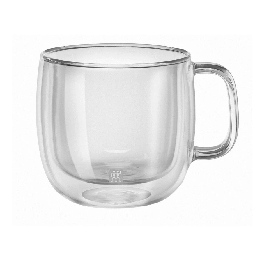 Набор кружек для капучино Zwilling 450 мл 2 шт, стекло термостойкое