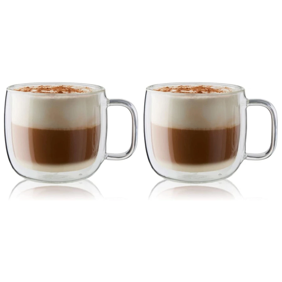 Набор кружек для капучино Zwilling 450 мл 2 шт, стекло термостойкое