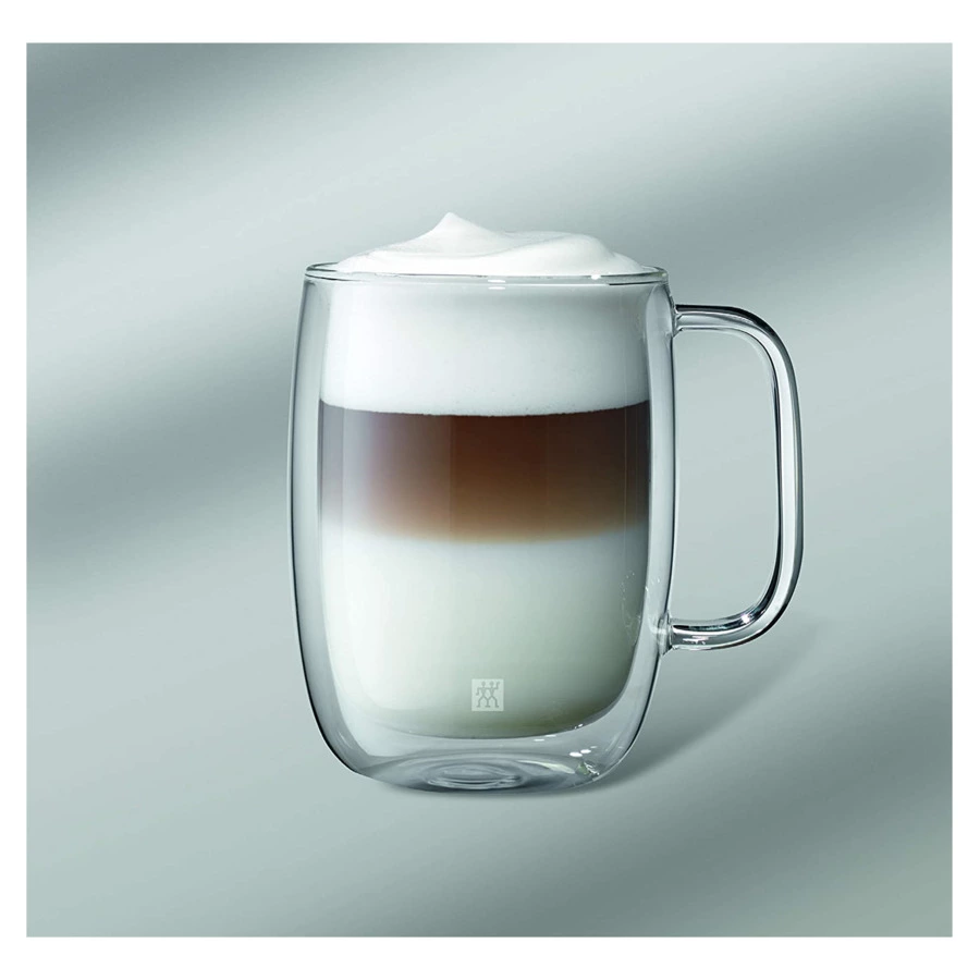 Набор кружек для латте макиато Zwilling 450 мл, 2 шт, стекло термостойкое