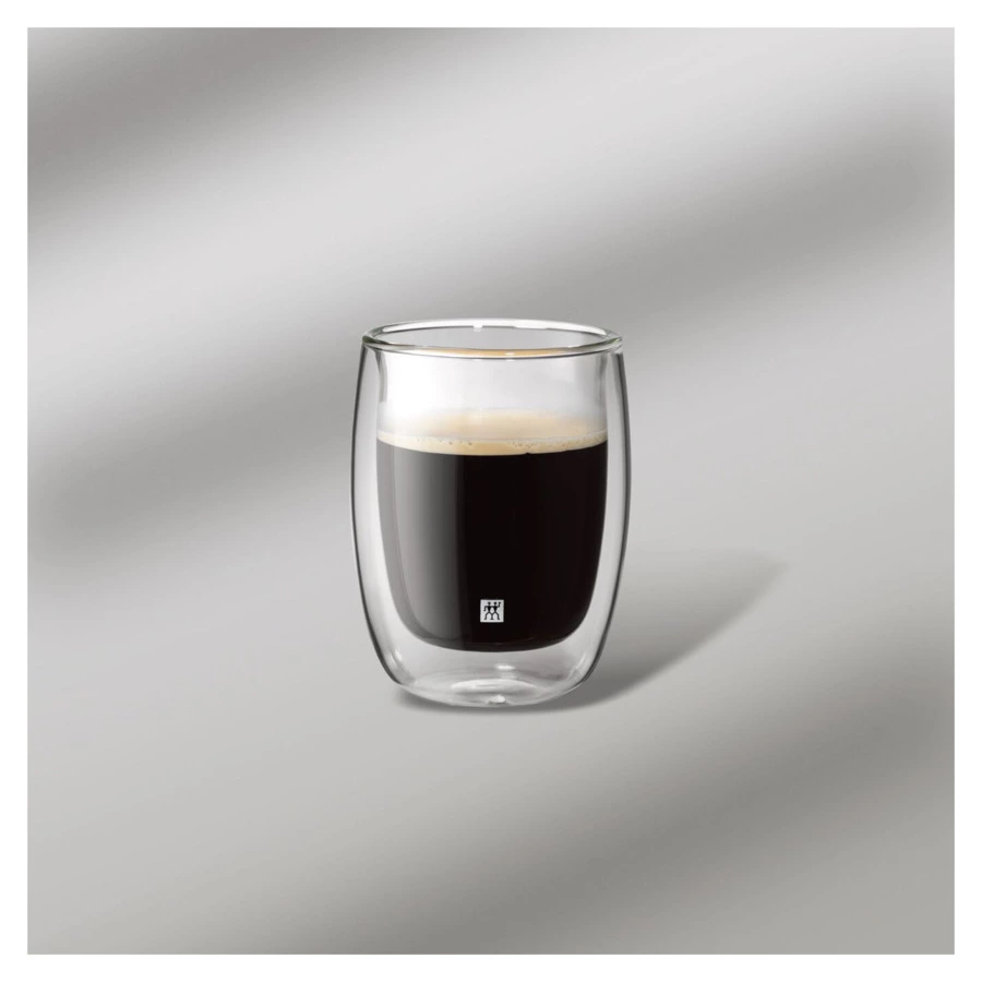 Набор стаканов для кофе Zwilling 200 мл, 2 шт, стекло термостойкое