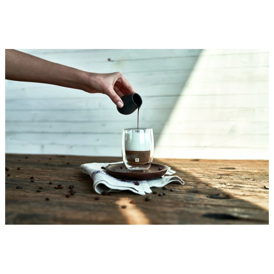 Набор стаканов для кофе Zwilling 200 мл, 2 шт, стекло термостойкое