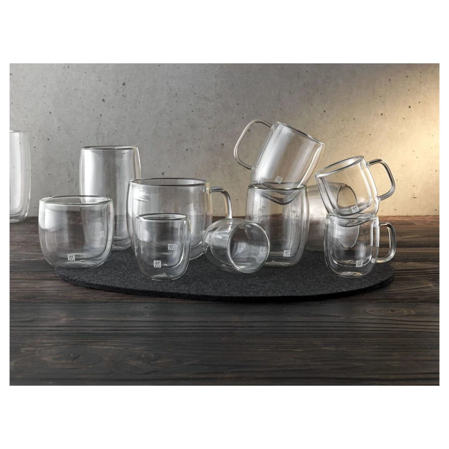 Набор стаканов для чая Zwilling 240 мл, 2 шт, стекло термостойкое