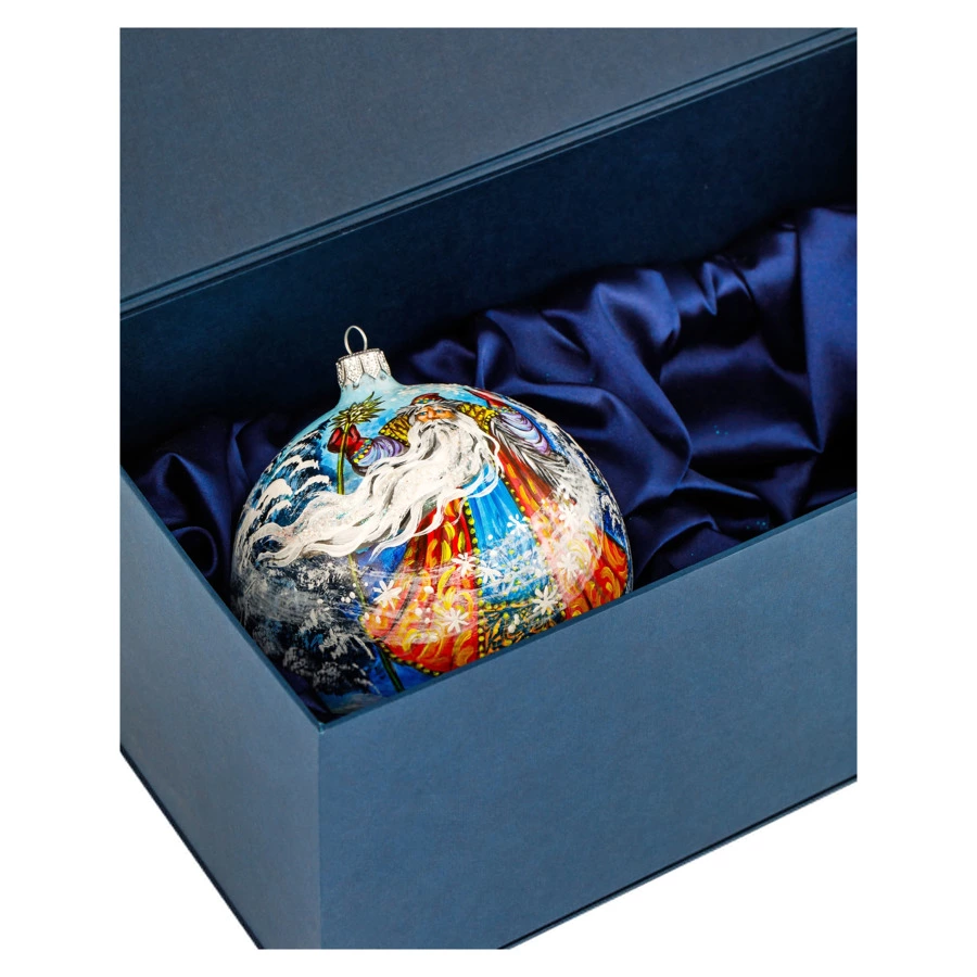 Набор елочных шаров Bartosh Морозко №2 12 см, 2 шт, стекло, п/к - Sale