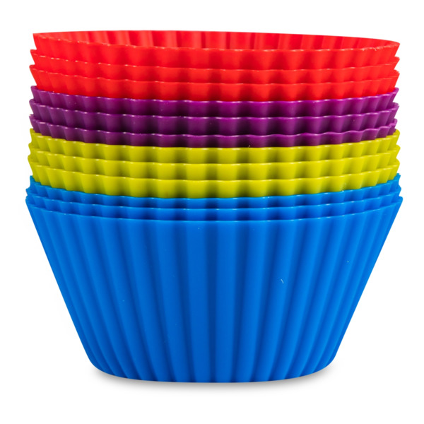 Набор формочек для кексов Colourworks 7 см, 12 шт, силикон