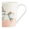 Кружка Just Mugs Dorset Такси Три собачки 400 мл, фарфор костяной